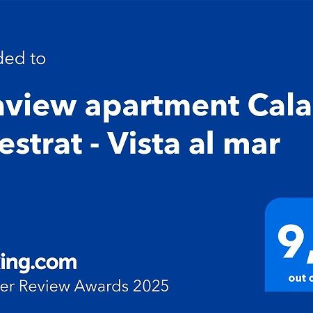 Seaview Apartment Cala De Finestrat - Vista Al Mar 빌라조요사 외부 사진